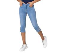Nina Carter P516 - Pantalones vaqueros para mujer, corte ajustado, cintura alta, pantalones vaqueros de verano, Azul Claro P516-6, M delgado