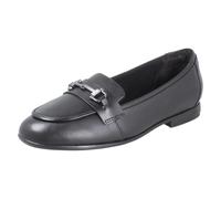 Niña Clarks Caballo Bit Recortar Calce Cuero Mocasín Zapatos de Colegio - Finja
