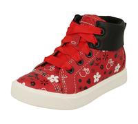 Niña Clarks Disney Minnie Mouse Detallado Zapatillas Hi Top 'City Ratón T'