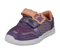 Niña Clarks Ligero Zapatillas Con Esmeralda Sea-Unicorn Motivo - Ath Cuerno T