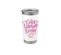 Niña Cristiana Lloró Durante el Culto Cita Graciosa Vaso térmico de acero inoxidable de doble pared