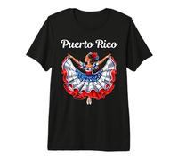 Niña de Puerto Rico Baile puertorriqueño Bailarina Boricua B Camiseta Premium