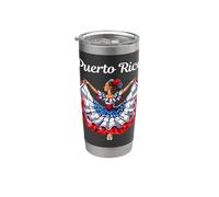 Niña de Puerto Rico Baile puertorriqueño Bailarina boricua B Vaso térmico de acero inoxidable de doble pared