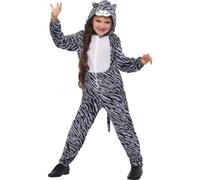 Niña Disfraz de Gato Black Cat Tabby Halloween Gatos Disfraz Infantil