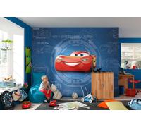 'Komar 8 - 488 - Papel pintado fotográfico "cars3 Blueprint, multicolor, 368 x 254 cm, 8 piezas