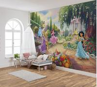 Niña Dormitorio Papel Pintado Foto Mural Princesa Disney Park Decor 366x254cm