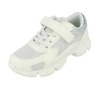 Niña H2R611 Suela Gruesa Encaje Elástico Cierre Adhesivo Entrenador Por Spot On