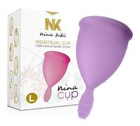 NINA KIKÍ Copa Menstrual Lila Talla L - Silicona Ecológica Para Uso Prolongado