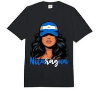 Niña nicaragüense Bandera Nicaragua Orgullosa Nicaragüense Mujeres Comfort Colors Adult Heavyweight T-Shirt