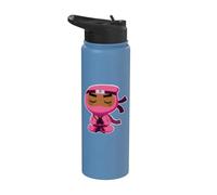 Niña Ninja Negra Stainless Steel Insulated Water Bottle