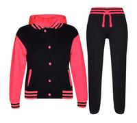 Niña Niño Chándal Infantil Béisbol Pantalones Top Chándal Unisex Disfraz 5-13Yr