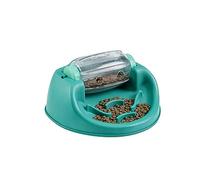 Nina Ottosson por Outward Hound Spin N' Eat Dog Food Puzzle Feeder, Green