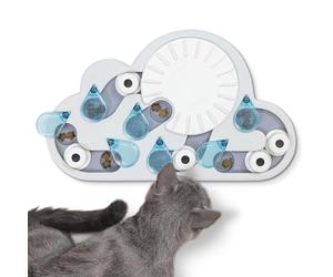 Nina Ottosson por Petstages Rainy Day Puzzle & Play - Rompecabezas para Gatos - Juguete Interactivo con dispensador de premios