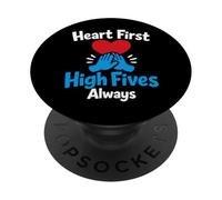 Niña Papá Juventud Entrenador Softbol Papá Fútbol Papá Deportes Padres PopSockets PopGrip Adhesivo