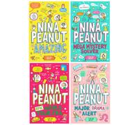 Nina Peanut Series by Sarah Bowie 4 Books Collection Set (Nina Peanut Is Amazing, Nina Peanut: Mega Mystery Solver, Nina Peanut: Epic World Tour Era & Nina Peanut: Major Drama Alert)