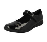 Niña Pokémon Colección Por Clarks Elegante Detallado Escuela Zapatos Etch Niebla