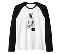 Nina Simone Jazz Gospel Cantante Duffy Archivo Fotografía Camiseta Manga Raglan