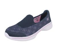 Niña Skechers Planos con Malla Detalle Go Walk 4 Kindle 81118