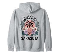 Niña Viaje Sarasota Girl Florida Travel Crew Besties Sudadera con Capucha