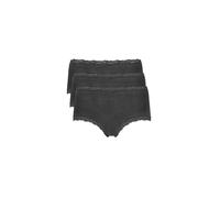 NINA VON C Braga de cintura alta, paquete de 3, negro negro | 48