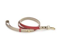 Nina Woof Correa de Cuero Vegano para Perro, Correa Acolchada de Lujo para Perro, Grande, Mediano, pequeño, Rojo, 4 pies