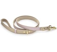 NINA WOOF Milan Correa de Cuero para Perro - Correa Acolchada de Lujo para Perros Grandes y Medianos, 1.2m Lila