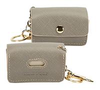 NINA WOOF Soporte de cuero para bolsas de excremento, versátil de cuero vegano para bolsas de basura de perro, accesorios y correa, reutilizable para residuos de mascotas, basura, pañales para