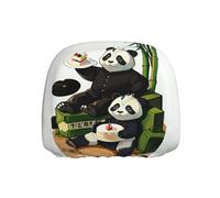 Ninainaid Funda para reposacabezas de coche con impresión de pandas of Father and Son 1 pieza elegante protector de reposacabezas para la mayoría de los modelos de vehículos, fácil de instalar.