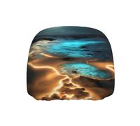 Ninainaid Funda para reposacabezas de coche con impresión «View under the Moon», 1 pieza de protectores elegantes para la mayoría de los modelos de vehículos, fácil de instalar.