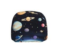 Ninainaid Saturn Jupiter Earth - Funda para reposacabezas de coche, 1 unidad, elegante protector de reposacabezas para la mayoría de los modelos de vehículos, fácil de instalar.