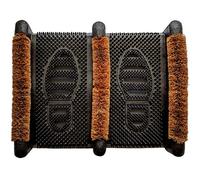 NINAMAR JobSite Alfombrilla de Goma para Cepillo de Barro - Scrub & Scrape Muddy Shoes