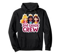 Niñas 2do Grado Crew Princesa Segundo Grado Regreso a la Escuela Sudadera con Capucha
