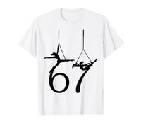 Niñas Aerialist 6 7 67 6-7 Six Seven Aerial Silks Acróbata Camiseta