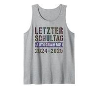Niñas Alemán 2025 Estudiantes ÚLTIMO DÍA DE ESCUELA Autógrafos Camiseta sin Mangas