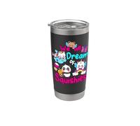 Niñas Aman Panda Unicornio Squishy We All Dream Of Squishies Vaso térmico de acero inoxidable de doble pared