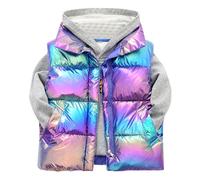Niñas e invierno chaleco chaleco clip niños niño bebé ropa mantener caliente al aire libre desgaste estilo extranjero primavera y nuevo estilo chaquetas acolchadas para mujer, azul, 2-3 años