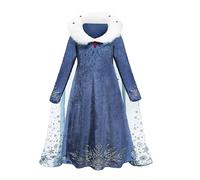 Niñas Elsa Princesa Vestido Elsa Anna Disfraz de Invierno Reina de las Nieves Vestido de fantasía para Halloween Navidad Fancy Fiesta de Cumpleaños Vestido de Coronación