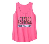 Niñas Estudiantes Alemanes ÚLTIMO DÍA DE Escuela Autógrafos Camiseta sin Mangas