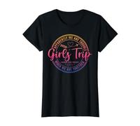 Niñas Fin de Semana Mujeres Somos Problemas Viaje Chicas 2026 Camiseta gráfica económica, Mujer, Negro, XL
