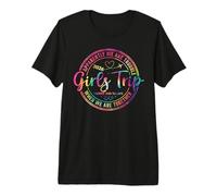 Niñas Fin de Semana Mujeres Somos Problemas Viaje Chicas 2026 Camiseta Premium