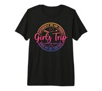 Niñas Fin de Semana Mujeres Somos Problemas Viaje Chicas 2026 Camiseta Premium