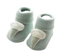 Niñas Niños Niños Antideslizantes 3D Zapatillas de Bebé Animal Lindos Calcetines Comics Cuidado del Bebé (F, M)