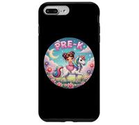 Niñas Princesa Montando Unicornio Pre-K Regreso a la Carcasa para iPhone 7 Plus/8 Plus