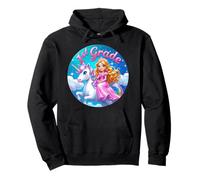 Niñas Princesa Montando Unicornio Primer Grado Primero Regres Sudadera con Capucha