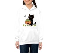 Niñas Sudadera con Capucha de Manga Larga Sudaderas Gran tamaño Ajuste Holgado Chaqueta Invierno suéter Lindo para Exteriores 2-12 Años