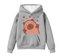 Niñas Sudaderas sin Capucha Suéter Corto Estampado Ligera Deportiva Casual Top Jersey Suéter Corto Estampado Sudadera con Capucha de Manga Larga Ligera Deportiva Sudadera con Cremallera