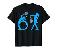 Niñas Tenis 6 7 67 6-7 Six Seven Raqueta Ball Hija Camiseta