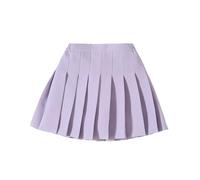 Niñas Verano Moda Cintura Tenis Plisado Falda Delgada Casual Mini Cintura Falda Moda Falda Alta (Purple, 5-6Years)
