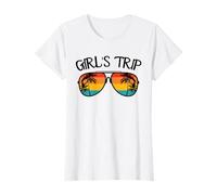 Niñas Viaje Fin de Semana Road Vacaciones Verano Gafas de sol Camiseta