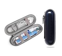Nincha Estuche EVA Cepillo de Dientes Eléctrico - Impermeable, Resistente a Golpes, Resistente a la Humedad, Tamaño Grande - Negro - Compatible con Oral-B iO/Pro/Smart Series, Philips Sonicare